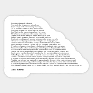 James Baldwin Quotes Sticker